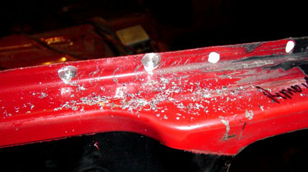 Drilling Spot Welds